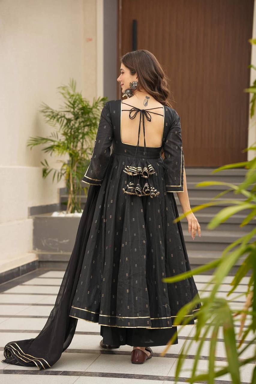 Designer Anarkali Suit is luxury clothing Considered to be high quality Made by digital print.