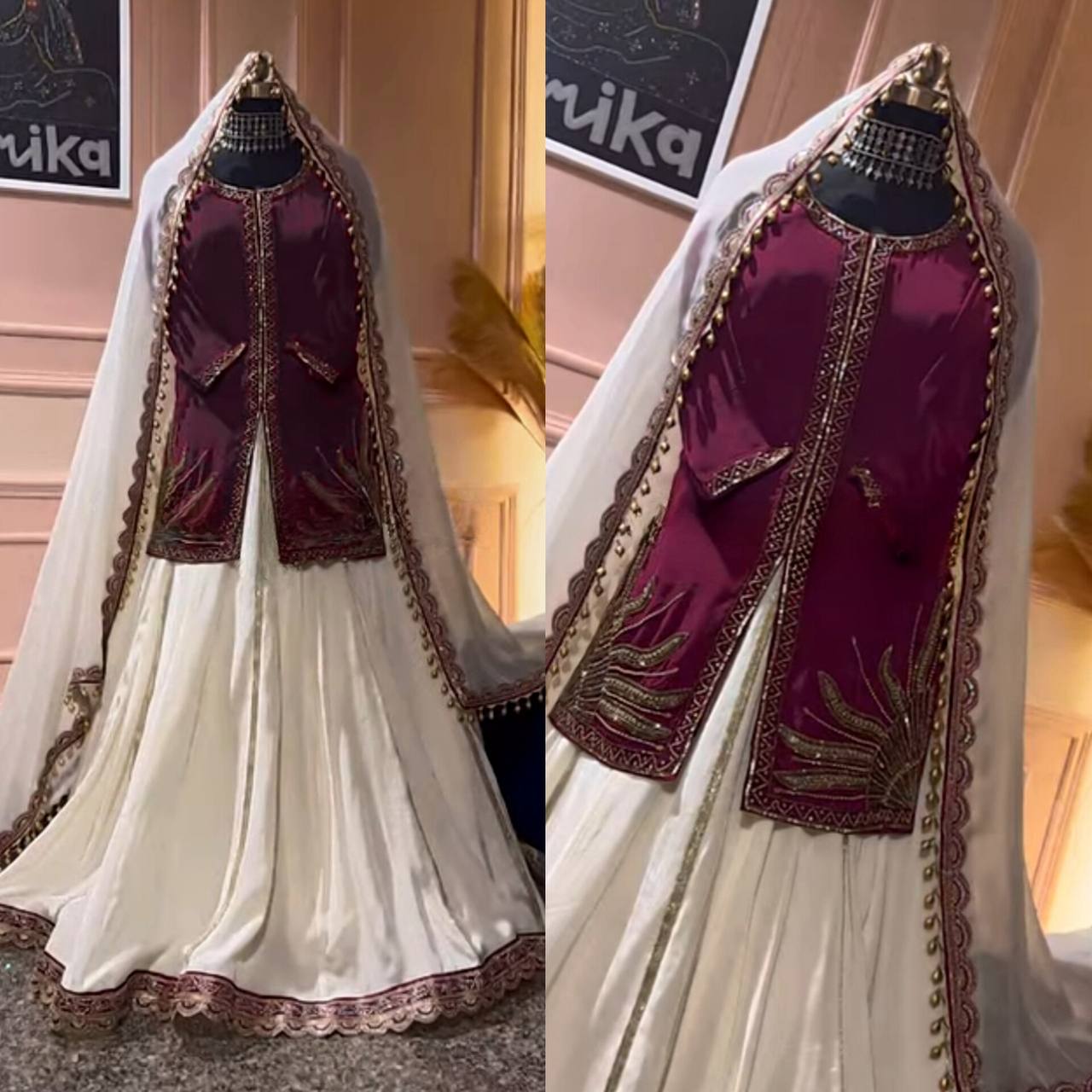 Designer Lehenga Set – Fully Stitched &amp; Party Ready!
