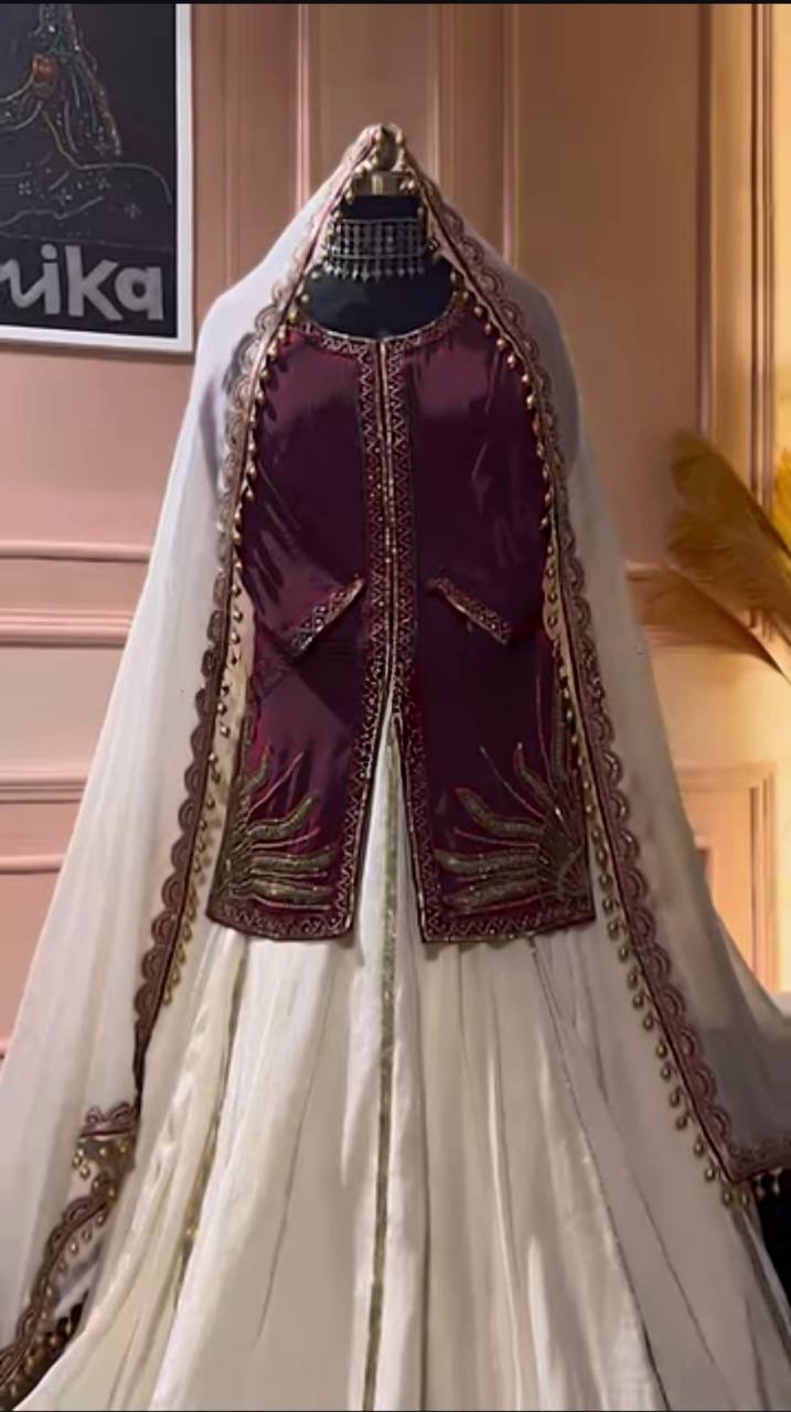 Designer Lehenga Set – Fully Stitched &amp; Party Ready!