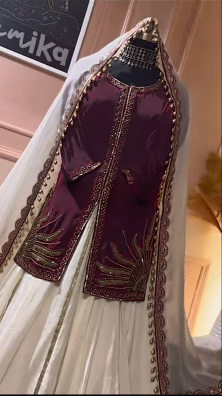 Designer Lehenga Set – Fully Stitched &amp; Party Ready!