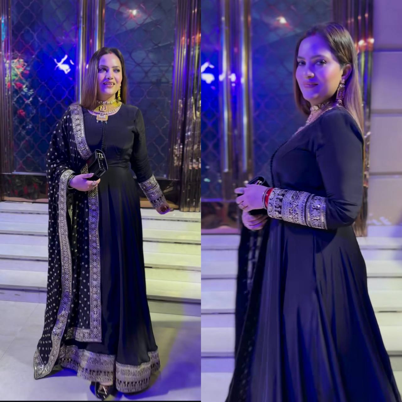 *LUNCHING NEW ĐĚSIGNER PARTY WEAR LOOK NEW 1 COLOUR*