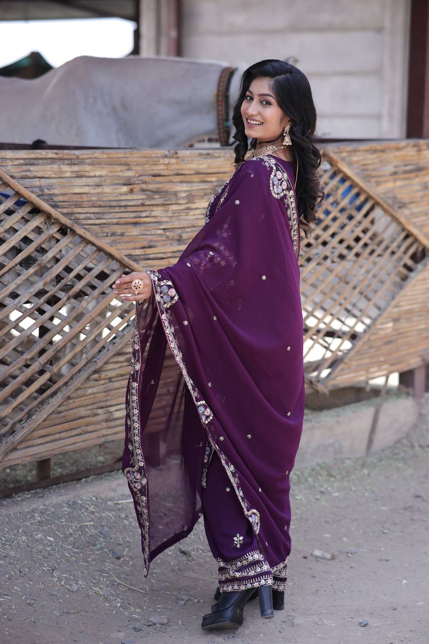 Pure Faux gorgette Silk Fabric With Micro silk inner