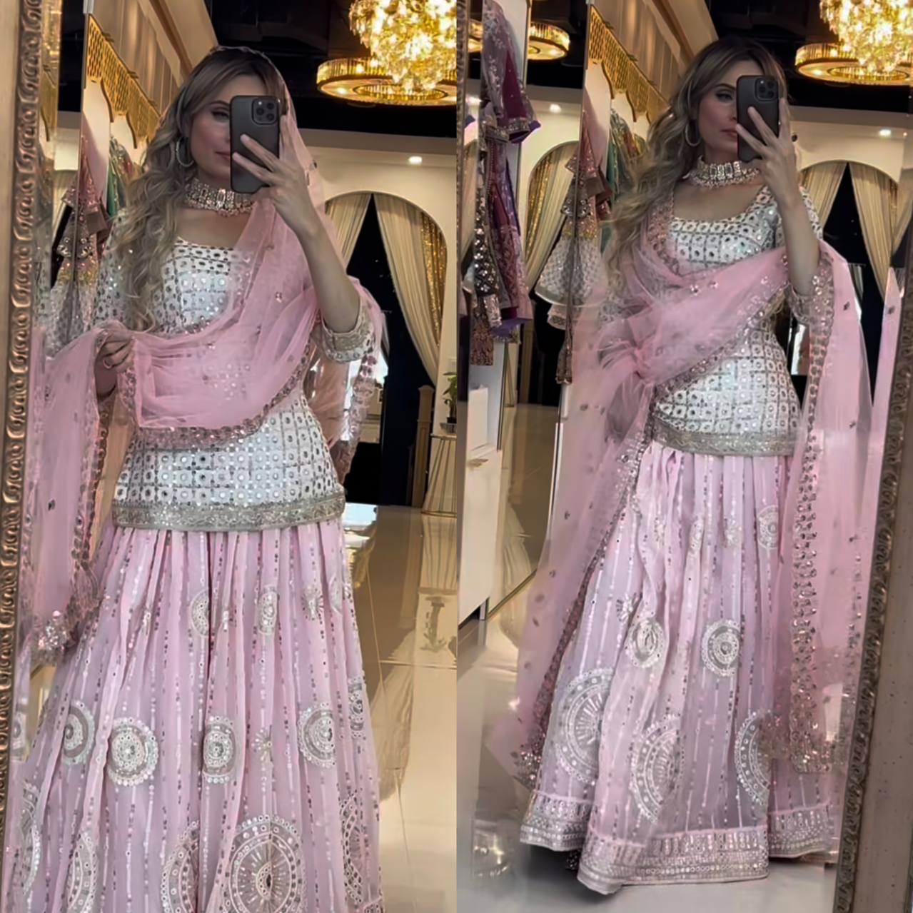 Stunning Designer Lehenga Set – Elegant Party Wear