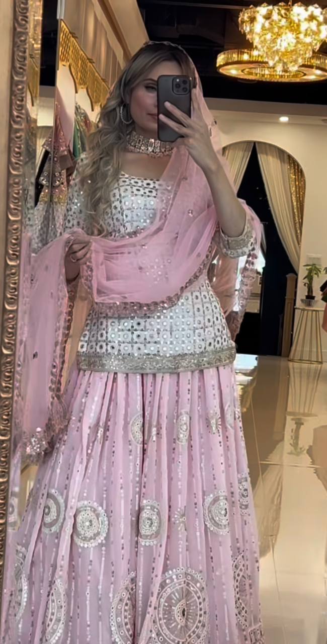 Stunning Designer Lehenga Set – Elegant Party Wear