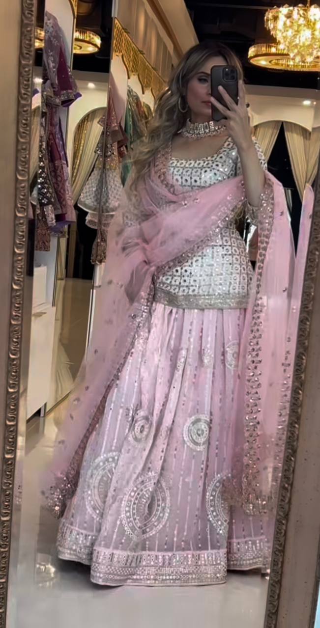 Stunning Designer Lehenga Set – Elegant Party Wear