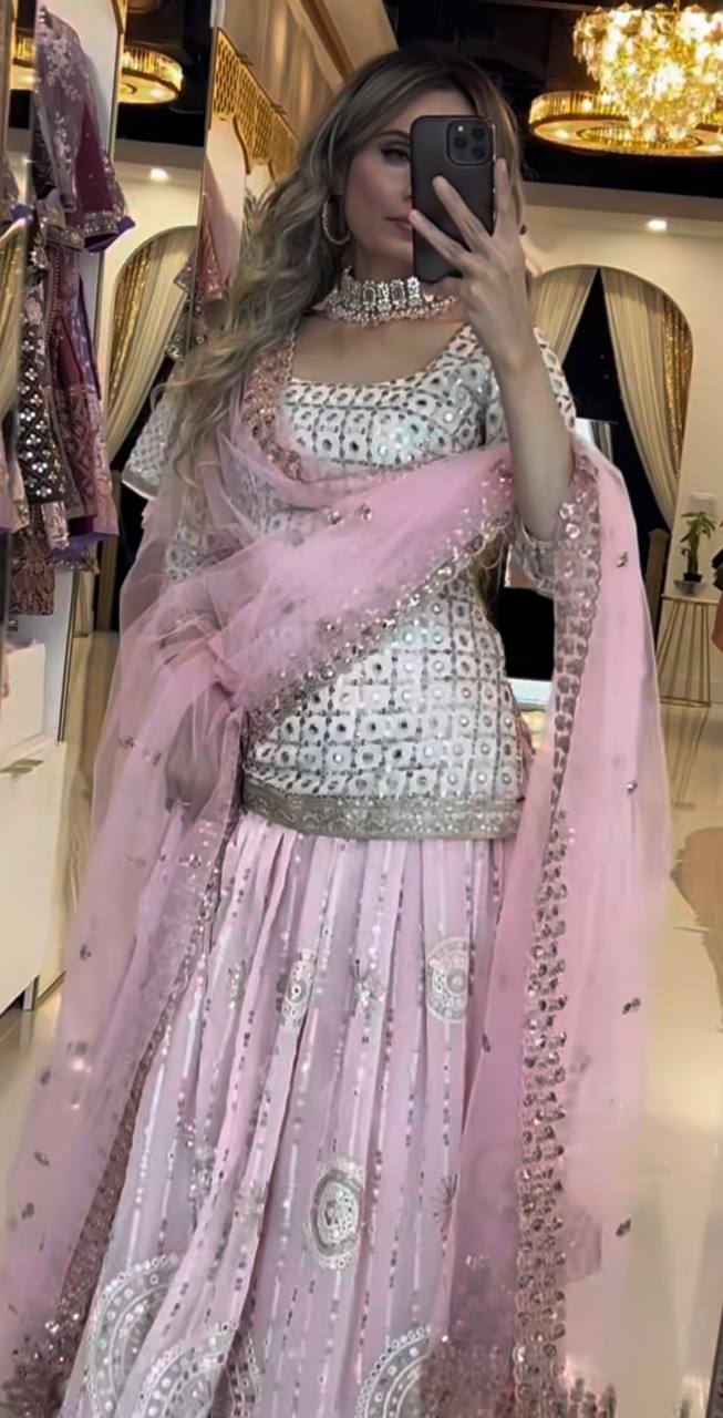Stunning Designer Lehenga Set – Elegant Party Wear