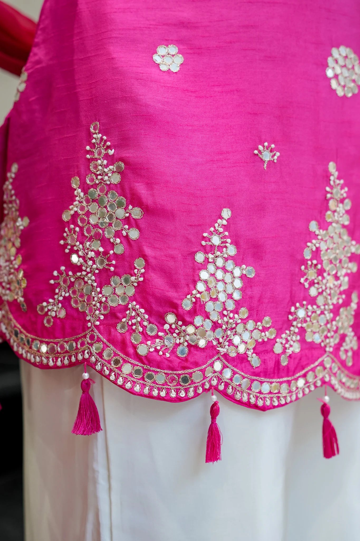 Saiyaara Designer Mirror Work Palazzo Set