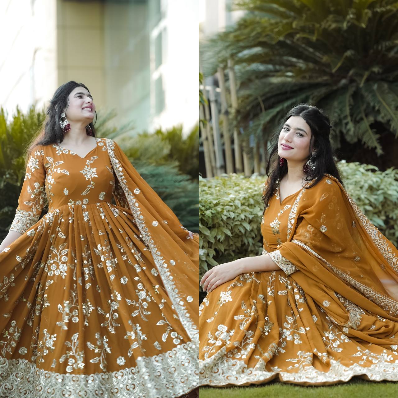 *Presenting New  Đěsigner Anarkali Suit In New Fancy Style*