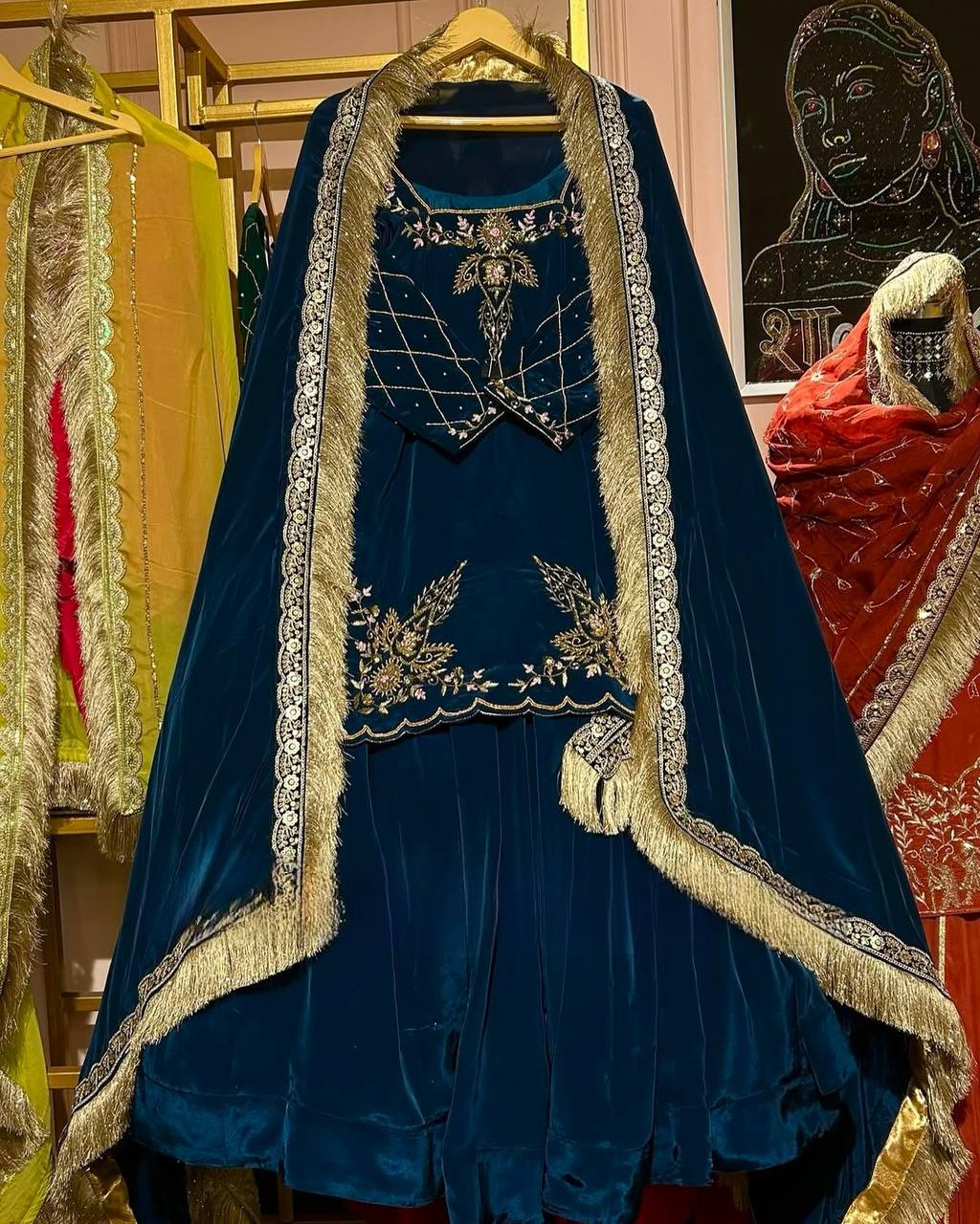 Elegant Handwork + Zari Detailing