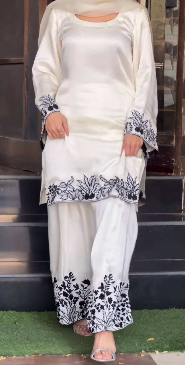Designer Party Set with Farshi Salwar – New Launch