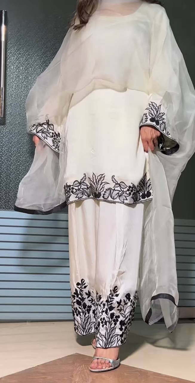 Designer Party Set with Farshi Salwar – New Launch