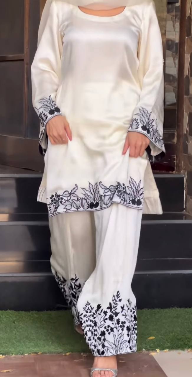 Designer Party Set with Farshi Salwar – New Launch