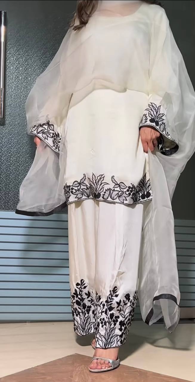 Designer Party Set with Farshi Salwar – New Launch