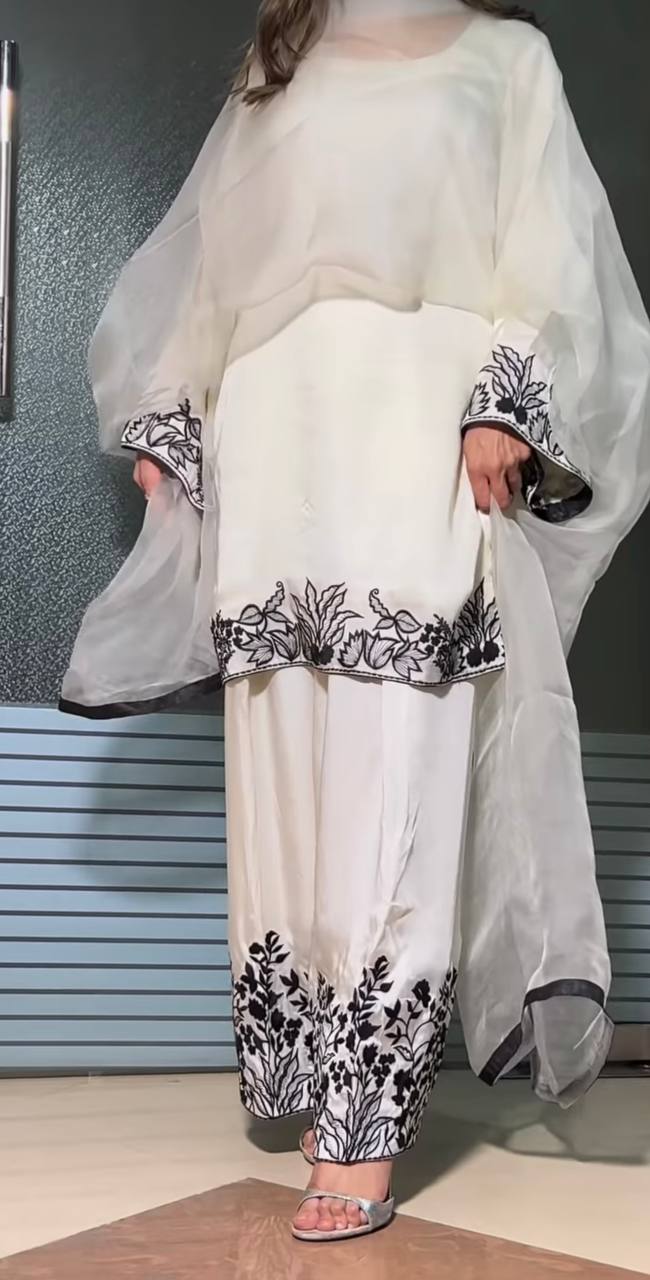 Designer Party Set with Farshi Salwar – New Launch