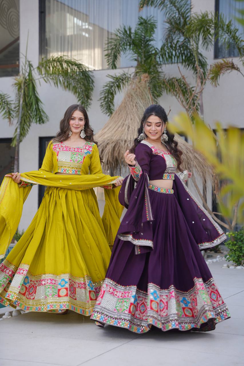 Real Modeling Lehenga Set – Party Wear with Dupatta