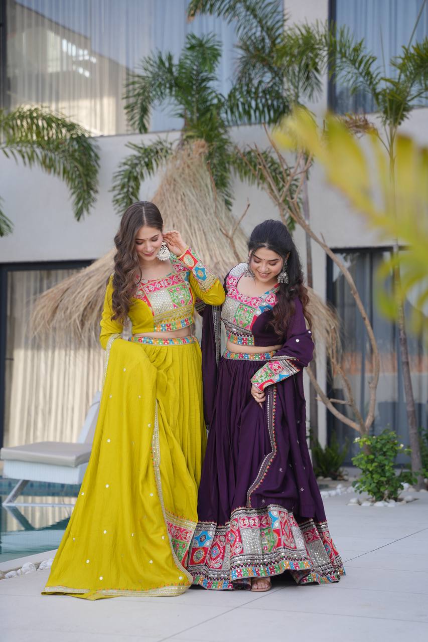 Real Modeling Lehenga Set – Party Wear with Dupatta