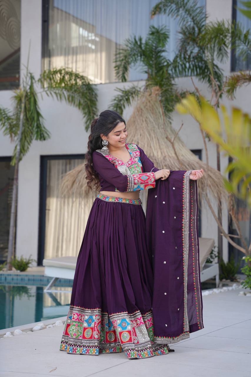 Real Modeling Lehenga Set – Party Wear with Dupatta