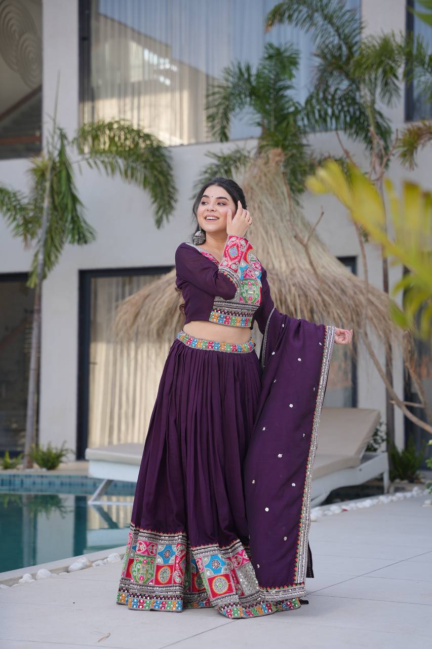 Real Modeling Lehenga Set – Party Wear with Dupatta