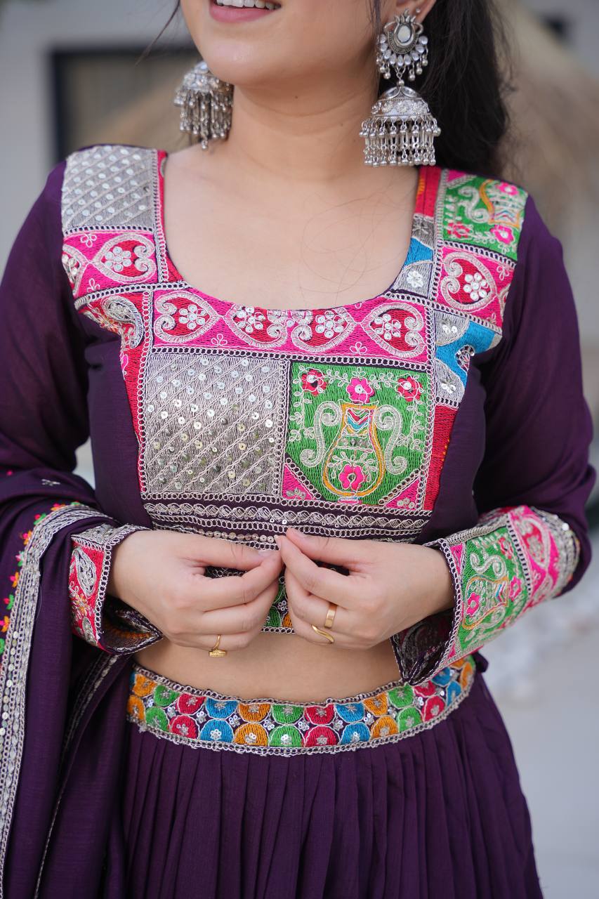 Real Modeling Lehenga Set – Party Wear with Dupatta