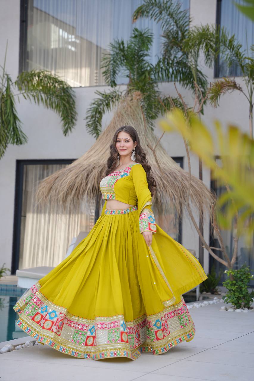 Real Modeling Lehenga Set – Party Wear with Dupatta