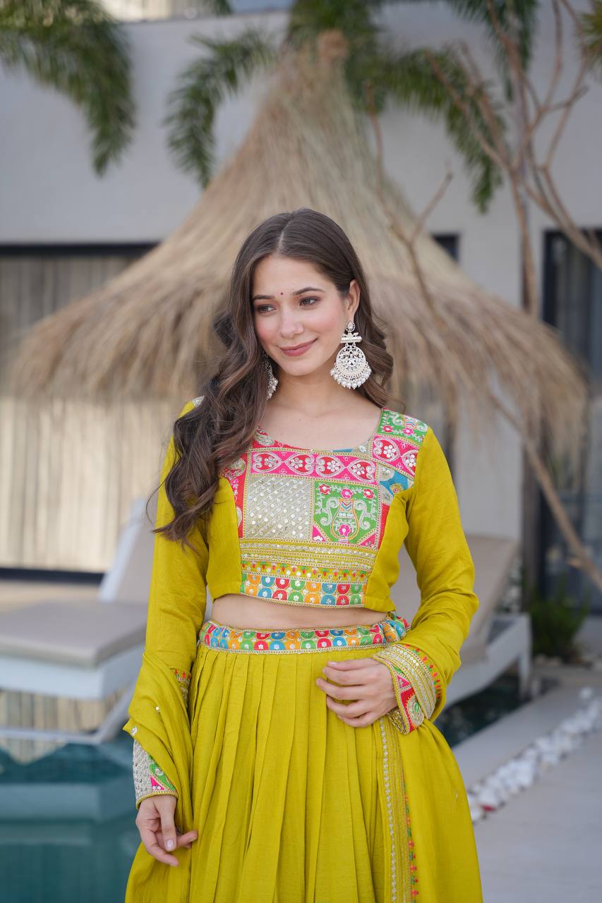 Real Modeling Lehenga Set – Party Wear with Dupatta