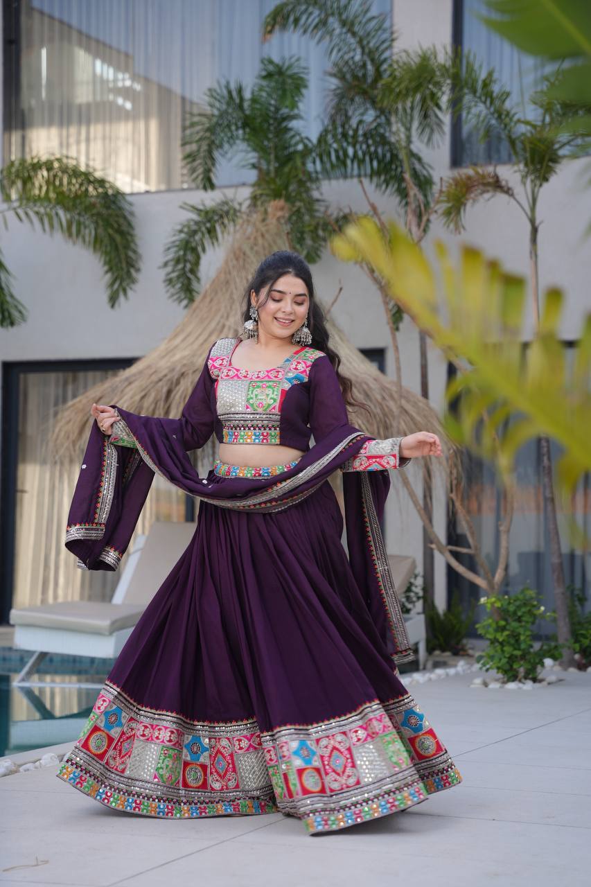 Real Modeling Lehenga Set – Party Wear with Dupatta