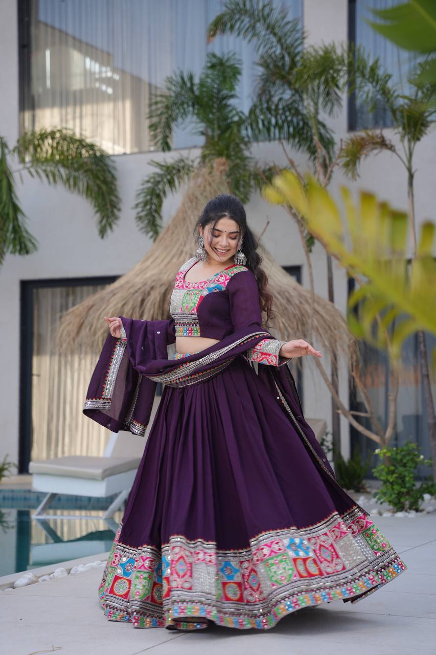 Real Modeling Lehenga Set – Party Wear with Dupatta
