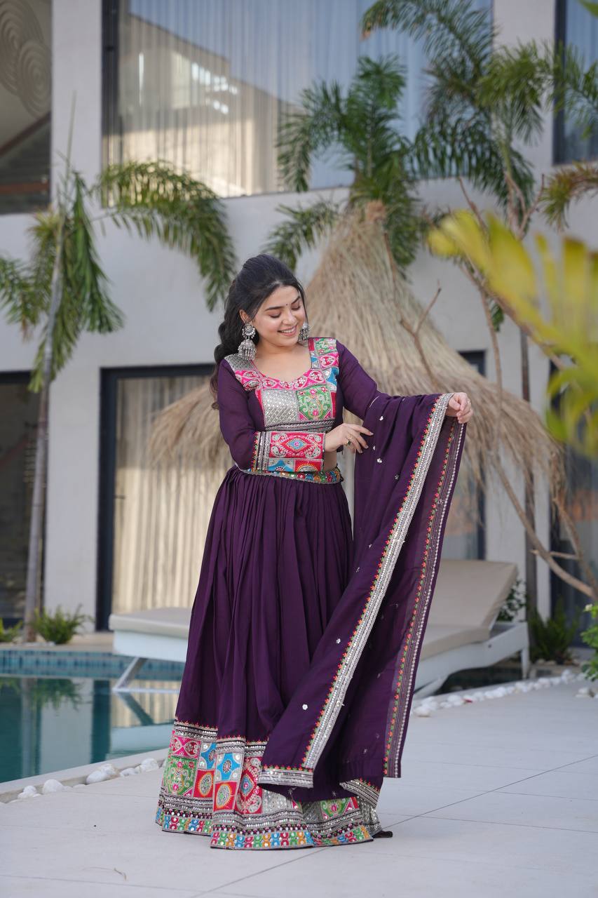 Real Modeling Lehenga Set – Party Wear with Dupatta