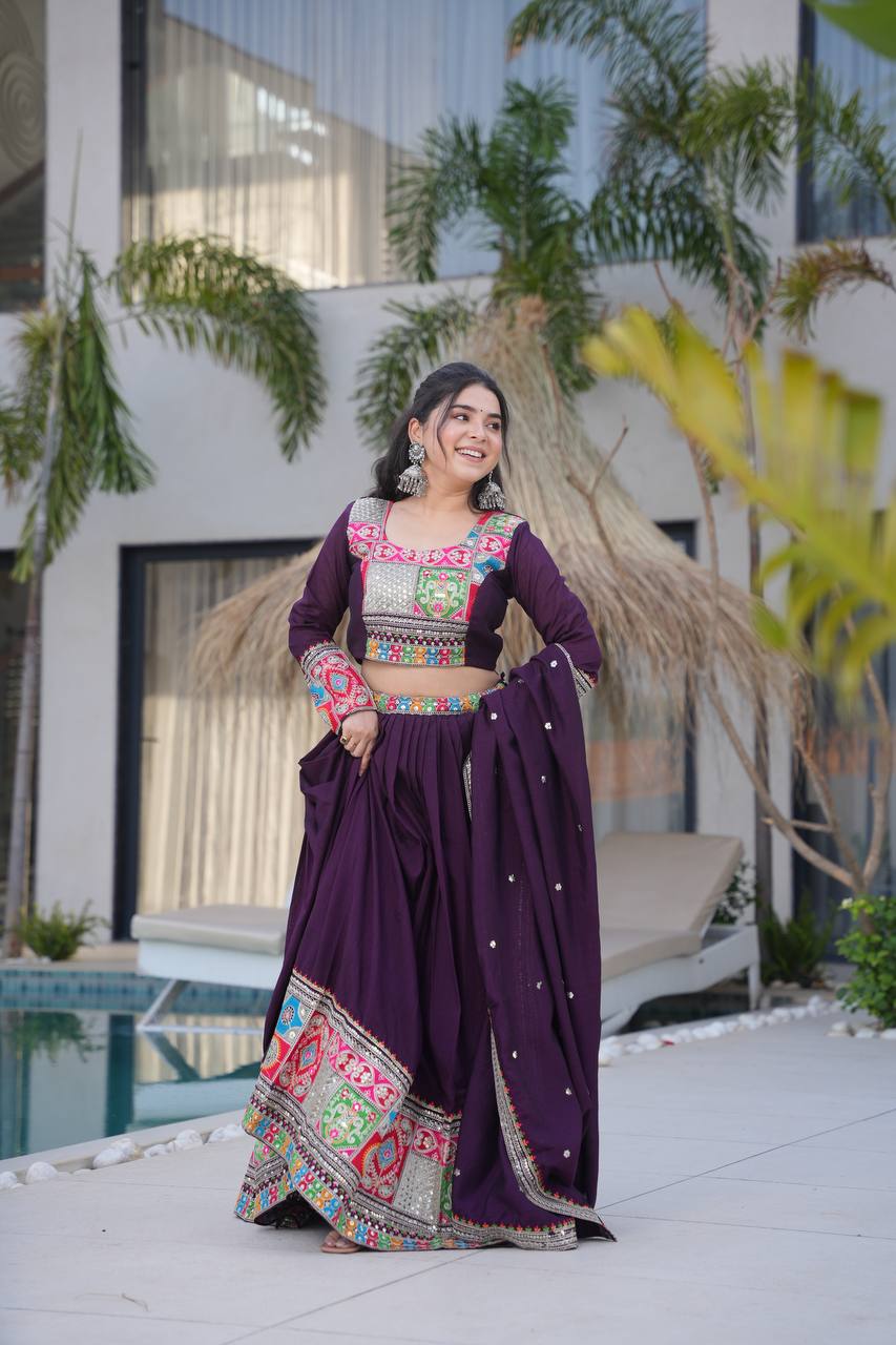 Real Modeling Lehenga Set – Party Wear with Dupatta